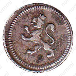 ¼ реала 1810-1823 [Перу] - Аверс