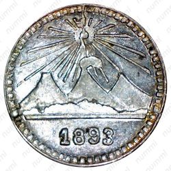¼ реала 1893-1894 [Гватемала] - Аверс