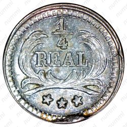 ¼ реала 1893-1894 [Гватемала] - Реверс