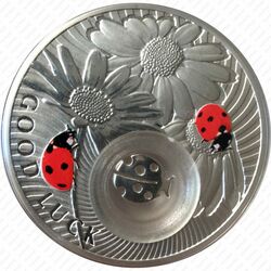 1 доллар 2011, Божьи коровки [Австралия] - Реверс