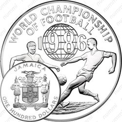 100 долларов 1986, Чемпионат мира по футболу 1986, Мексика [Ямайка]
