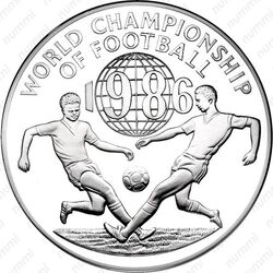 100 долларов 1986, Чемпионат мира по футболу 1986, Мексика [Ямайка] - Реверс