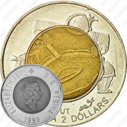 2 доллара 1999, Основание Нунавута [Канада]