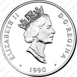 20 долларов 1990, Avro Anson и North American T-6 Texan [Канада] - Аверс