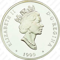 20 долларов 1999, Bombardier Dash 8 [Канада] - Аверс