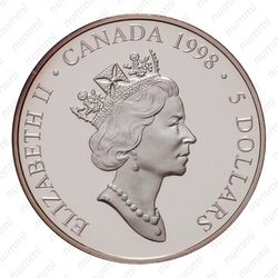 5 долларов 1998, Норман Бетьюн [Канада] - Аверс