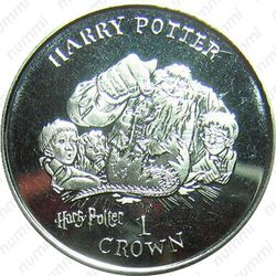 1 крона 2001, Рождение Норберта [Остров Мэн] - Реверс