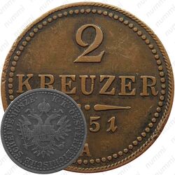 2 крейцера 1851 [Австрия]