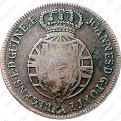 4 макуты 1815-1816, Перечекан на 2 макутах [Ангола] - Аверс