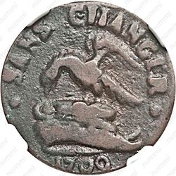 ½ пенни 1709 [Остров Мэн] - Аверс