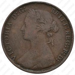 ½ пенни 1874-1894 [Великобритания] - Аверс