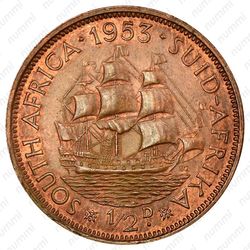 ½ пенни 1953-1960 [ЮАР] - Реверс