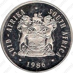 1 ранд 1986, Международный год инвалидов [ЮАР] - Аверс