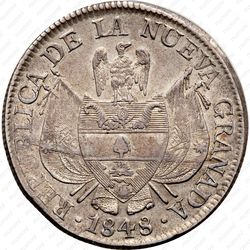 10 реалов 1847-1849 [Колумбия] - Аверс