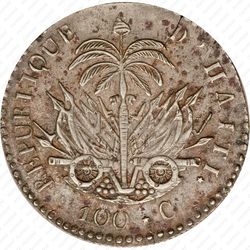 100 сантимов 1829-1833 [Гаити] - Реверс