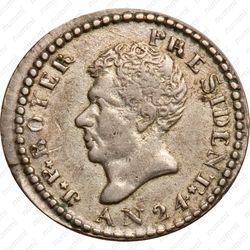 12 сантимов 1827-1829 [Гаити] - Аверс