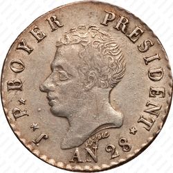 50 сантимов 1827-1833 [Гаити] - Аверс