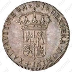 8 реалов 1709, Отметка монетного двора "M", бюст Филиппа V [Испания] - Реверс