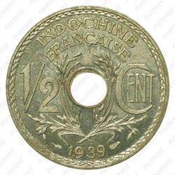 ½ сантима 1939-1940 [Китай] - Реверс