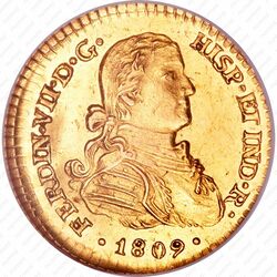 1 эскудо 1809-1812 [Мексика] - Аверс