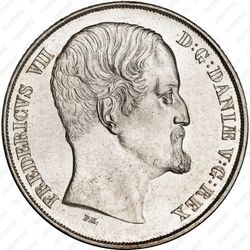 1 спесие далер 1849-1854 [Дания] - Аверс