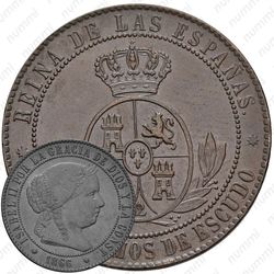 2½ сентимо 1865-1868 [Испания]