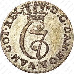 2 скиллинга 1778-1785 [Дания] - Аверс