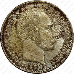 4 скиллинг-ригсмёнта 1867-1874 [Дания] - Аверс