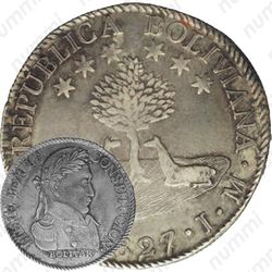 4 суэльдо 1827-1829 [Боливия]