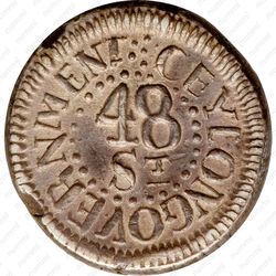 48 стивера 1803-1809 [Шри-Ланка] - Реверс