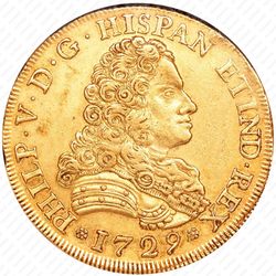 8 эскудо 1729-1738 [Испания] - Аверс