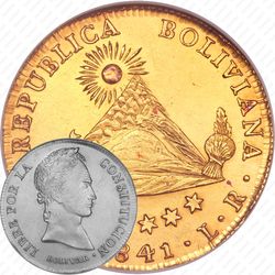 8 скудо 1841-1847 [Боливия]