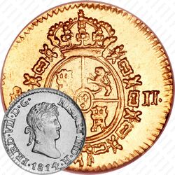 ½ эскудо 1814-1820 [Мексика]