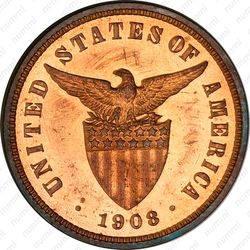 ½ сентаво 1903-1908 [Филиппины] - Аверс