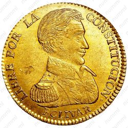 ½ скудо 1834-1840 [Боливия] - Аверс