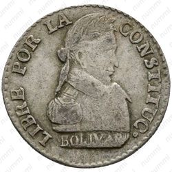 ½ суэльдо 1827-1830 [Боливия] - Аверс