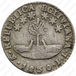 ½ суэльдо 1827-1830 [Боливия] - Реверс