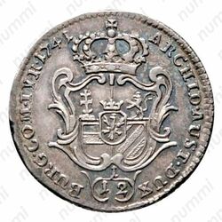 1/12 талера 1741 [Австрия] - Реверс