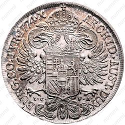 ½ талера 1773-1780 [Австрия] - Реверс