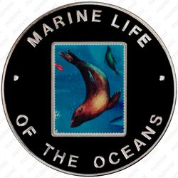 1000 шиллингов 2002, Тюлень [Уганда] - Реверс