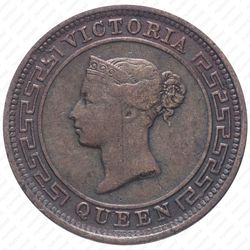 ½ цента 1870-1901 [Шри-Ланка] - Аверс