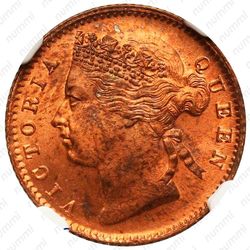 ¼ цента 1889-1901 [Малайзия] - Аверс