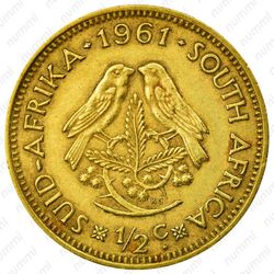 ½ цента 1961-1964 [ЮАР] - Реверс