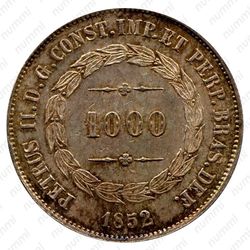 1000 рейсов 1849-1852 [Бразилия] - Реверс