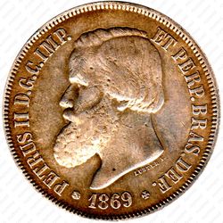 2000 рейсов 1868-1869 [Бразилия] - Аверс