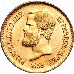 20000 рейсов 1851-1852 [Бразилия] - Аверс