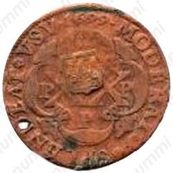 40 рейсов 1693-1699, Перечекан на XX рейсах [Ангола] - Аверс