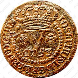 5 рейсов 1752-1757 [Ангола] - Аверс