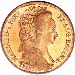 6400 рейсов 1789-1805 [Бразилия] - Аверс