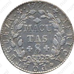 8 макуты 1783 [Ангола] - Реверс